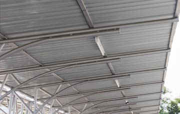 installing Hutton Village metal roofing